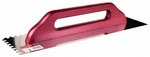 Paca nierdzewna ząb 480x130x8 mm uchwyt drewno